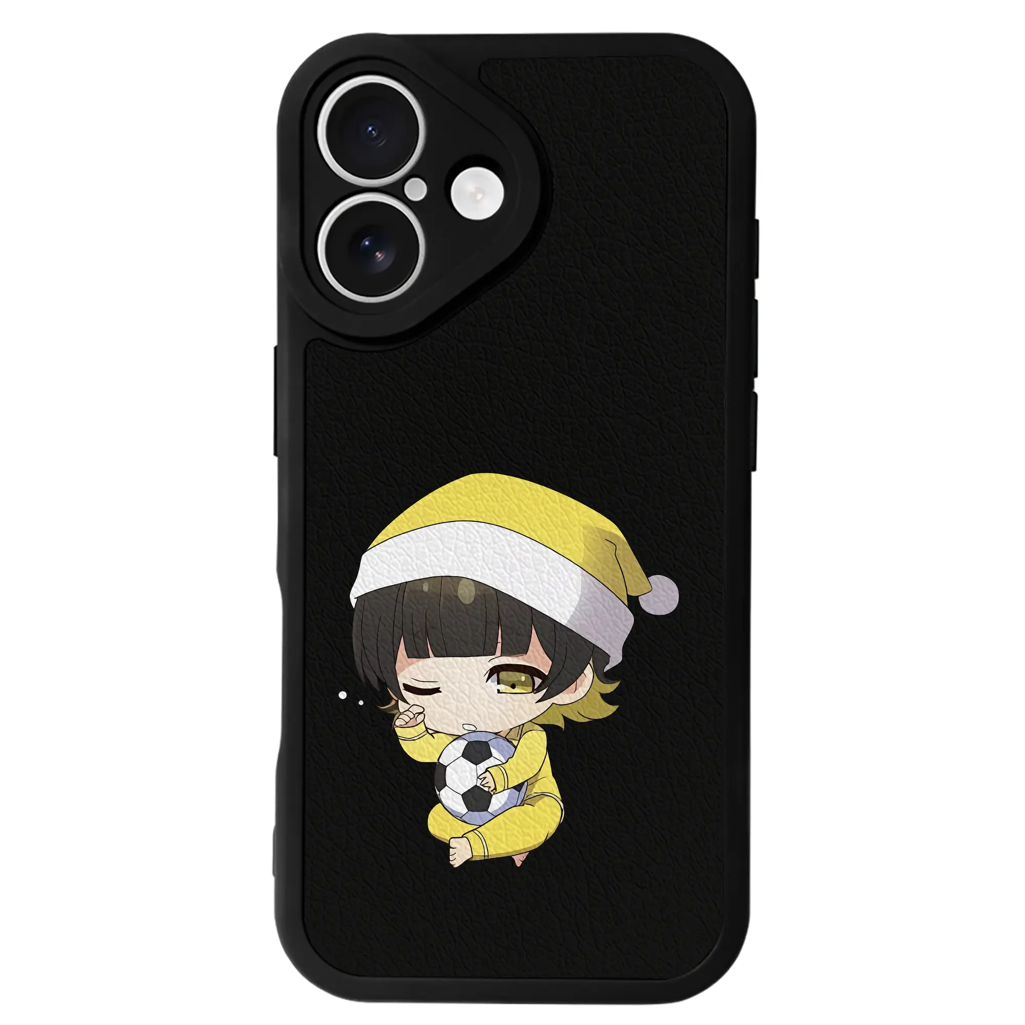 ブルーロック グッズ 蜂楽 廻 - IPhone 16シリーズ対応 ・ シリコンスマホケース ・ レザー調 ・ 高精度フィット ・ 耐衝撃 ・ ワイヤレス充電対応 ・ 精密カット